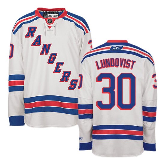 Henrik Lundqvist #30 NY Rangers 85th Anniversary jersey