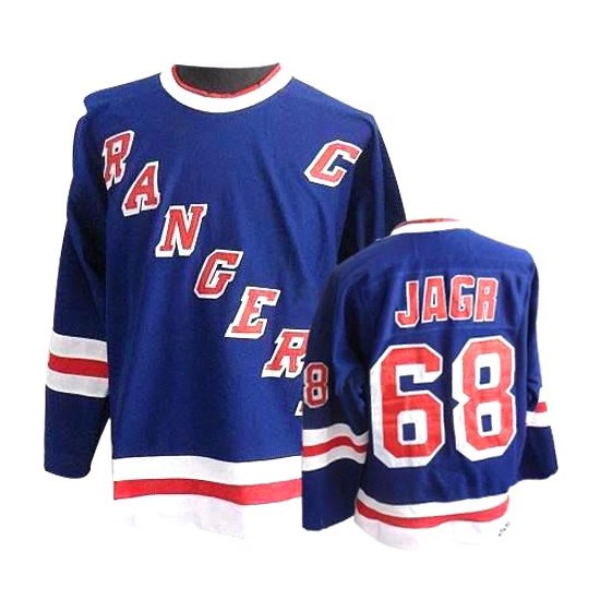 Adult Authentic New York Rangers Wayne Gretzky Royal Blue Throwback  Official CCM Jersey