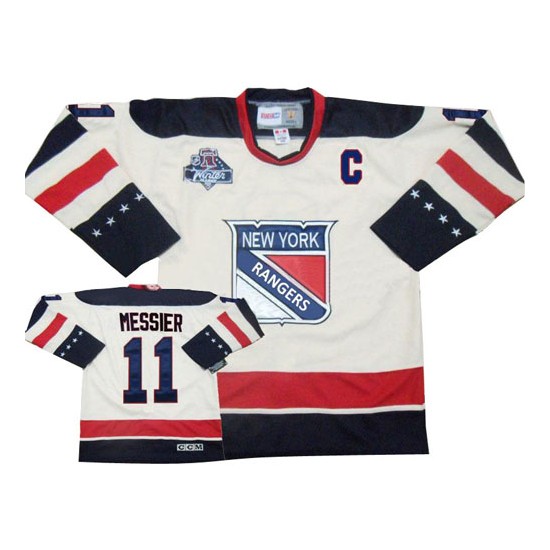 Adult Authentic New York Rangers Mark Messier White Winter Classic