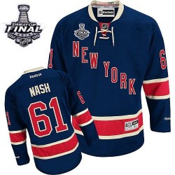 Reebok Premier Authentic NHL Rick Nash 61 Columbus Blue Jackets