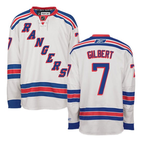 Adult Authentic New York Rangers Rod Gilbert White Away Official Reebok  Jersey