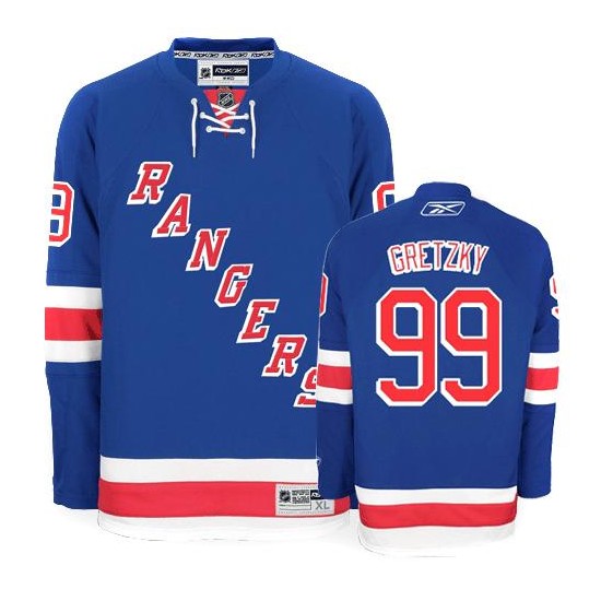 Wayne Gretzky New York Rangers Autographed Blue Reebok Premier Jersey -  Upper Deck