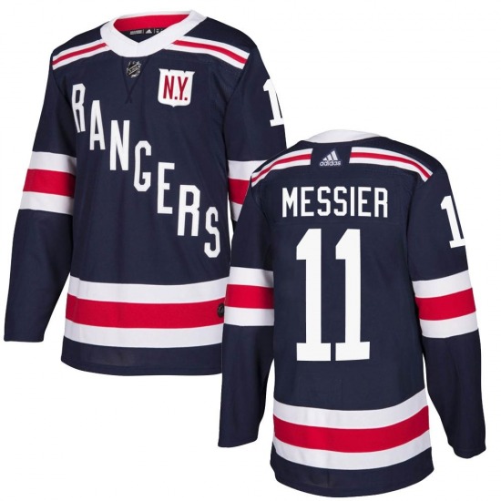 New York Rangers Mark Messier Official Navy Blue Old Time