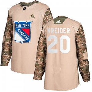 Chris Kreider New York Rangers Men's Royal Backer Long Sleeve T
