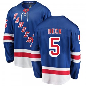 Barry Beck 1983 New York Rangers Home NHL Throwback Hockey Jersey