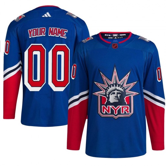 Adult Authentic New York Rangers Adam Fox Royal Blue Home Official Adidas  Jersey