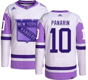 Women's Empowerment Night Warm-Up Jersey Autographed and Worn by #10 Artemi  Panarin - New York Rangers - NHL Auctions