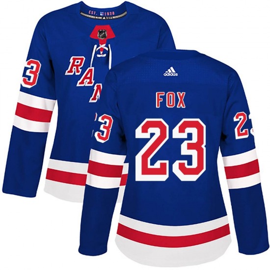 Adam Fox Signed New York Rangers Blue Adidas PRO Jersey