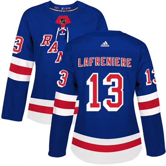 Adult Authentic New York Rangers Alexis Lafreniere White Official Adidas  Jersey